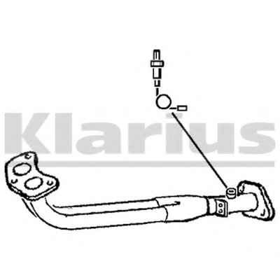 Труба выхлопного газа KLARIUS купить