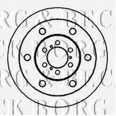Тормозной диск BORG & BECK купить