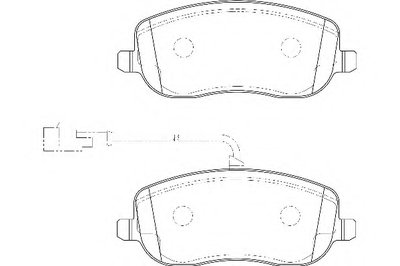 Комплект тормозных колодок, дисковый тормоз WAGNER купить