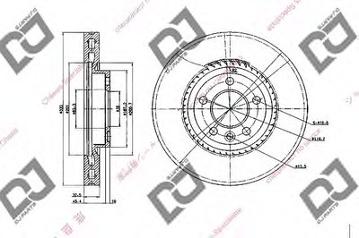 Тормозной диск DJ PARTS купить