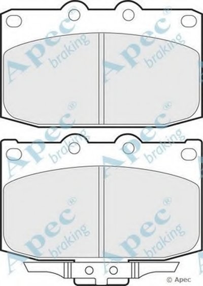 Комплект тормозных колодок, дисковый тормоз APEC braking купить