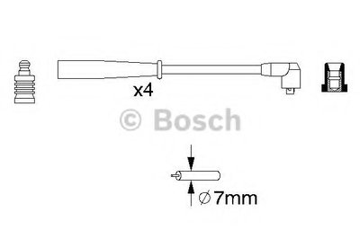 Комплект проводов зажигания BOSCH купить