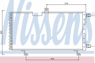 Конденсатор, кондиционер NISSENS купить