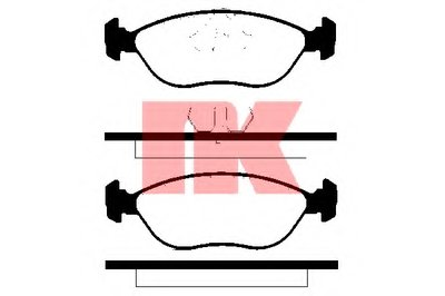 Комплект тормозных колодок, дисковый тормоз NK купить