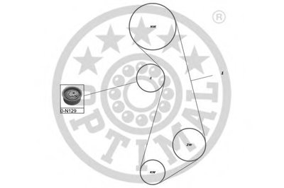 Комплект ремня ГРМ OPTIMAL купить