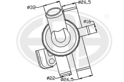 Термостат, охлаждающая жидкость ERA купить