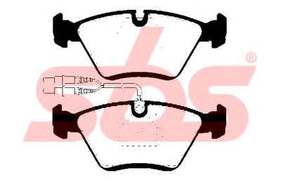 Комплект тормозных колодок, дисковый тормоз sbs купить