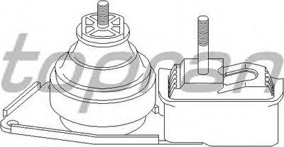 Кронштейн двигателя TOPRAN купить