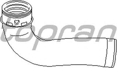 Трубка нагнетаемого воздуха TOPRAN купить