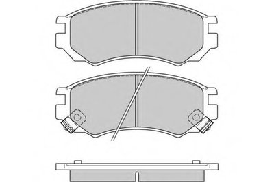 Комплект тормозных колодок, дисковый тормоз E.T.F. купить