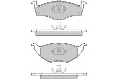 Комплект тормозных колодок, дисковый тормоз E.T.F. купить