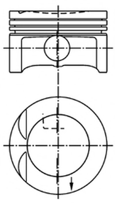 Поршень KOLBENSCHMIDT купить