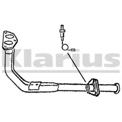 Труба выхлопного газа KLARIUS купить