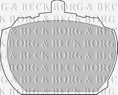 Комплект тормозных колодок, дисковый тормоз BORG & BECK купить