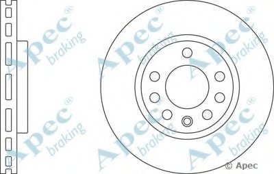 Тормозной диск APEC braking купить