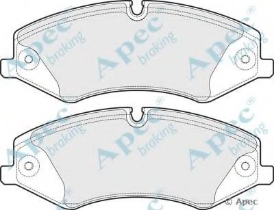 Комплект тормозных колодок, дисковый тормоз APEC braking купить