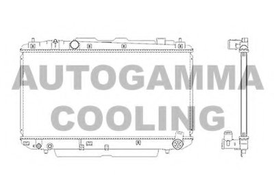 Радиатор, охлаждение двигателя AUTOGAMMA купить
