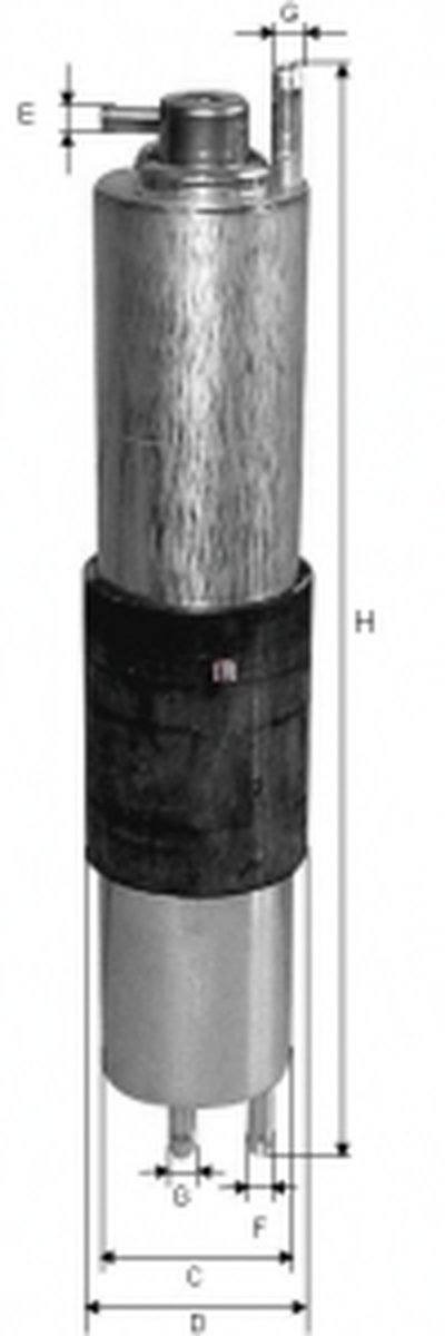 Фильтр топливный BMW 3 (E46) 98-04 (N46/M54)