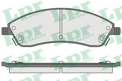 Комплект тормозных колодок, дисковый тормоз LPR купить