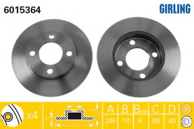 Тормозной диск GIRLING купить