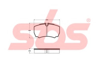 Комплект тормозных колодок, дисковый тормоз sbs купить