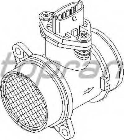Расходомер воздуха TOPRAN купить