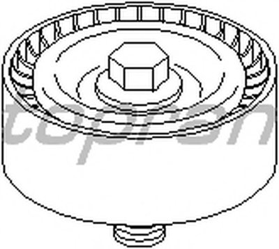 Паразитный / Ведущий ролик, зубчатый ремень TOPRAN купить