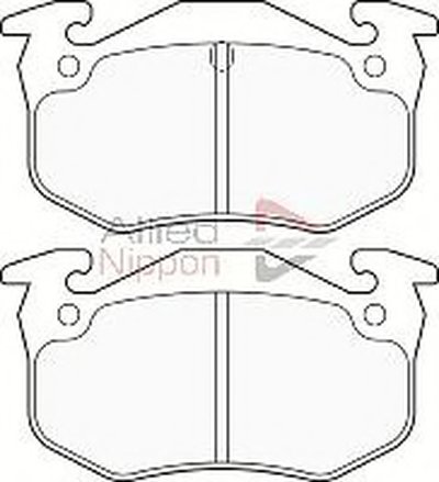 Комплект тормозных колодок, дисковый тормоз ANL Braking COMLINE купить