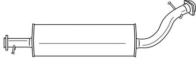 Средний глушитель выхлопных газов SIGAM купить
