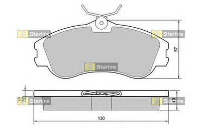 Тормозные колодки диск