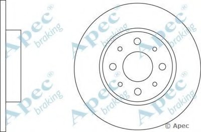 Тормозной диск APEC braking купить