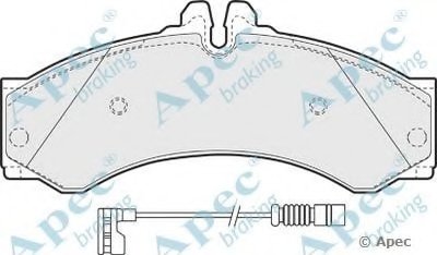 Комплект тормозных колодок, дисковый тормоз APEC braking купить