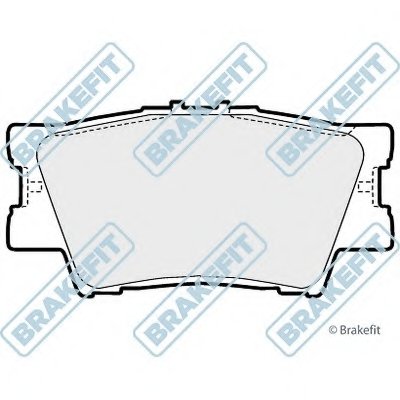 Комплект тормозных колодок, дисковый тормоз Brake Fit APEC braking купить