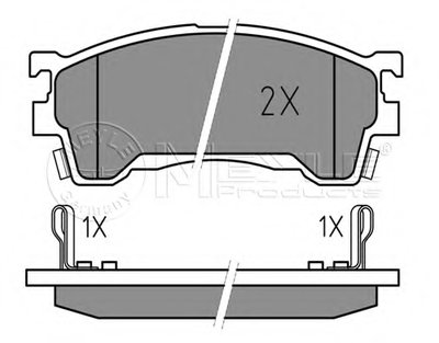 Колодки тормозные (передние) Mazda 3/6 1.8-2.0 91-02 (131.6x51.5)