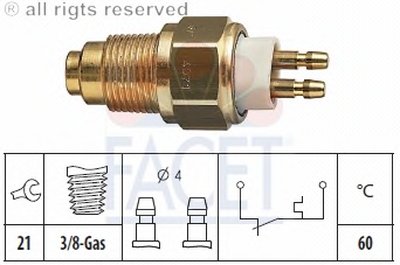 термовыключатель, сигнальная лампа охлаждающей жидкости FACET купить