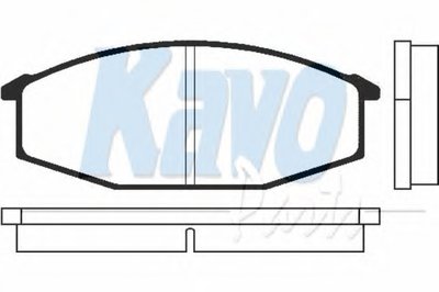 Комплект тормозных колодок, дисковый тормоз MK KASHIYAMA KAVO PARTS купить