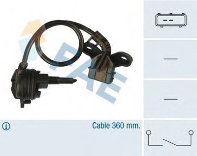 Датчик включения заднего хода VW Passat/Audi A4/A6 96-08 (кабель 360mm)