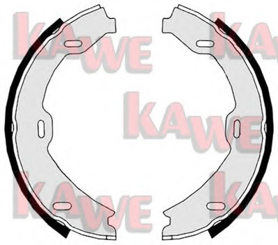 Комплект тормозных колодок, стояночная тормозная система KAWE купить