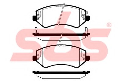 Комплект тормозных колодок, дисковый тормоз sbs купить