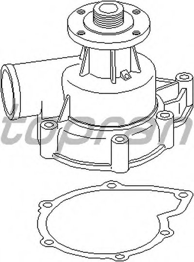Водяной насос TOPRAN купить