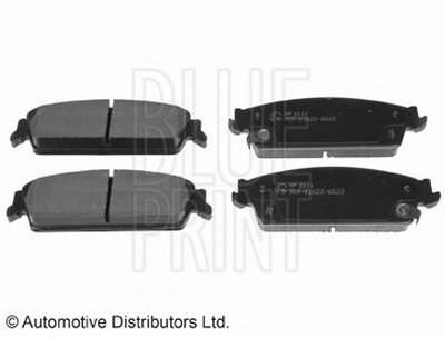 Комплект тормозных колодок, дисковый тормоз BLUE PRINT купить