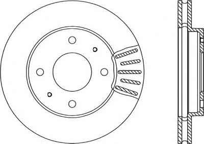 Тормозной диск ADAPTIVE OPEN PARTS купить