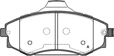 Комплект тормозных колодок, дисковый тормоз ADVANCE OPEN PARTS купить