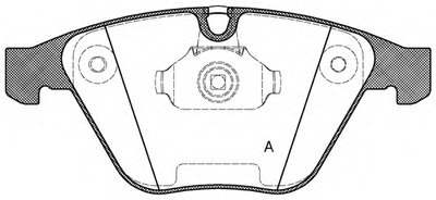 Комплект тормозных колодок, дисковый тормоз ADVANCE OPEN PARTS купить