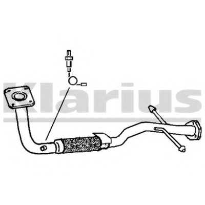 Труба выхлопного газа KLARIUS купить