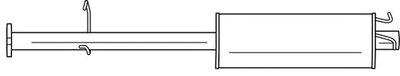 Средний глушитель выхлопных газов SIGAM купить