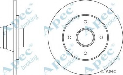 Тормозной диск APEC braking купить