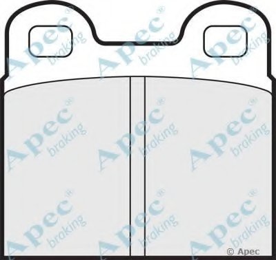 Комплект тормозных колодок, дисковый тормоз APEC braking купить