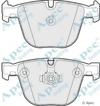 Комплект тормозных колодок, дисковый тормоз APEC braking купить