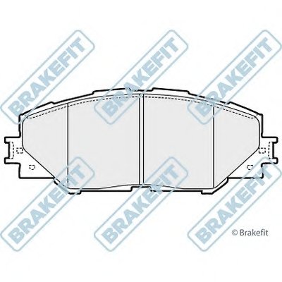 Комплект тормозных колодок, дисковый тормоз Brake Fit APEC braking купить